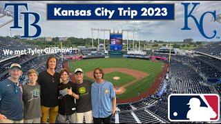 Rays vs Royals in KANSAS CITY  We met Glasnow?  Kauffman Stadium 2023 MLB Season  Vlog #110