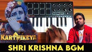 Karthikeya 2 - Shri Krishna Flute Bgm By Raj Bharath  Nikhil Siddhartha  Kaala Bhairava