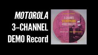 MOTOROLA 3-Channel Stereo High Fidelity Demo Record