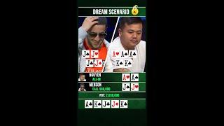 Most Insane Poker Hands #38 #pokerpro #pokeronline #pokershorts #pokerstars #pokernight