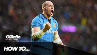 How To Play Number 8 with Sergio Parisse  Gillette World Sport