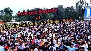 Achurjya Barpatra at Jawaharlal Nehru College _ 2022