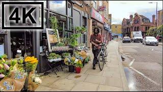 Walking in Hackney London  Stoke Newington & Clissold Park  Summer 2021  4K 60fps 3D Sound 