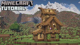 Minecraft - Wooden Survival House Tutorial How to Build