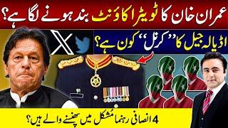 Imran Khans Twitter Account is getting closed?  Who is Colonel of Adiala Jail?  Mansoor Ali Khan