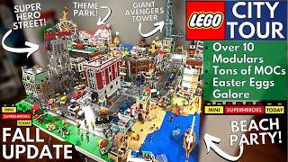 TOUR of My LEGO CITY 2022 Update