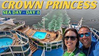 Crown Princess Alaska Cruise Sea Day & Formal Night Day 8 VLOG