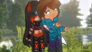 Pfft..A Girl? Gacha Meme - Lilith Morningstar and Steve Minecraft AU - Gacha Club