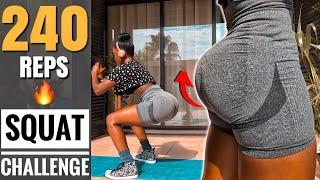 TOP 2 Weeks BIG BOOTY SQUAT CHALLENGE240 Reps A DAY For A Must Bigger Butt & Thighs