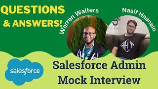 Salesforce Admin Mock Interview 2024  Jr Question And Answer Everyone Should Know