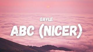GAYLE - abc nicer Lyrics TikTok Song  forget you and your mom and your sister and your job