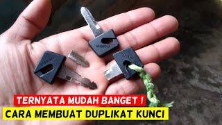 Cara BUAT DUPLIKAT KUNCI Motor 