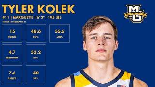 Tyler Kolek - 2024 NBA Draft Scouting Highlights - Marquette