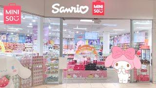 Shopping at the NEW Miniso FULL of Sanrio items + stationery haul