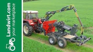 Rückewagen mit Harvesterkopf im Selbstbau  landwirt.com