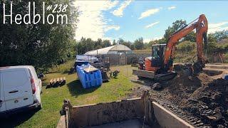 #238 Land Preparation For 2 Greenhouses *Excavator Time Lapse & Music*