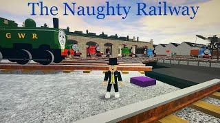 Playing The Naughty Railway on Roblox