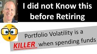 Huge impact volatility has on your portfolio balance when spending down assets.   Can I retire now?