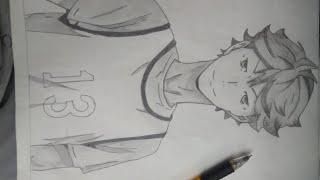 Oikawa Toru Sketch drawing  #shortsvideo 