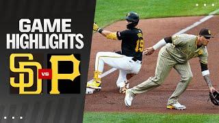 Padres vs. Pirates Game Highlights 8724  MLB Highlights