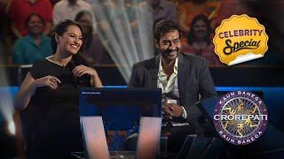 Sonakshi ने Amitabh Ji से Share किए Ajay के Naughty किस्से  KBC India  Celebrity Special