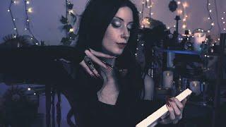 ASMR  Morticia Addams Adores You & Paints Your Portrait  Personal Attention Sketching Paintbrush