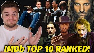 IMDb Top 10 Movies RANKED