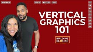 How to Create Custom Vertical Graphics with Ecamm  BuildingBlocks with ana and Fuljens