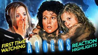 Amelia petrified watching ALIENS SPECIAL EDITION 1986 Movie Reaction FIRST TIME WATCHING