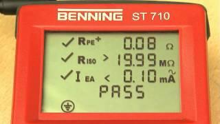 BENNING ST 710 - Gerätetester de