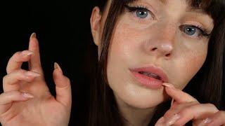 ASMR Mouth Sounds In Your Ears  Spoolie Nibbling & Inaudible Whispers