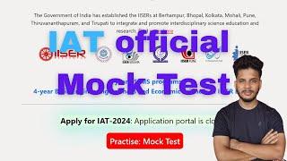 IAT official mock test  IAT 2024  #iat #iiser