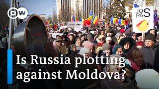 Pro-Russian protesters in Moldova demand government step down  DW News