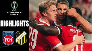 1. FC Heidenheim - BK Häcken 32 AGG 53 Highlights Conference League Play-offs 2024-25