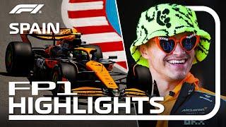 FP1 Highlights  2024 Spanish Grand Prix