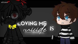 ️TW️Loving me is $ucd€Gacha LifeFt. Nightmare Past Chris & GoldieWith soundMeme