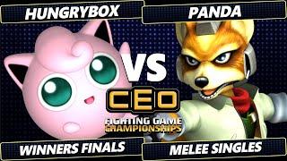 CEO 2024 WINNERS FINALS - Hungrybox Jigglypuff Vs. Panda Fox Smash Melee - SSBM