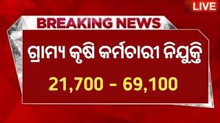 ଓଡିଶା ଗ୍ରାମ୍ୟ କୃଷି କର୍ମଚାରୀ ନିଯୁକ୍ତିOdisha New Job Update 2024Odisha Job Vacancy 2024OSSSC VAW