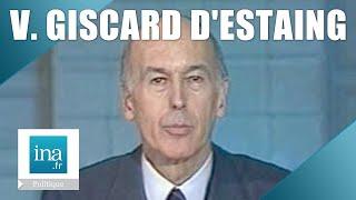 Valéry Giscard dEstaing Au revoir  Archive INA