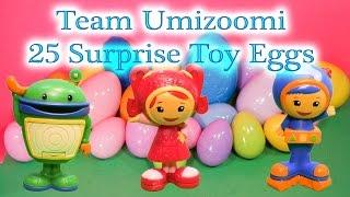 Assistant Opens 25 Team Umizoomi Toys and Surprise Eggs