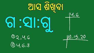 Hcf in odiaGasagu in odiaOdia GasaguGasagu sikhiba odiareHcf math in odiaTwosisters