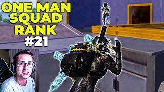 ROBOT MODUNUN SON RANK MAÇI  ONE MAN SQUAD RANK 21. BÖLÜM - PUBG MOBILE