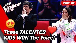 TOP 10  BEST WINNERS of The Voice Kids part 2