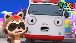 The Bad Raccoons Got Boo Boo  Tayo Ambulance Song  Tayo Checkup Song  Tayo the Little Bus