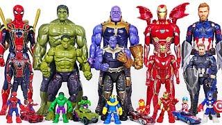 Marvel Infinity War Avengers bigger and smaller transform Hulk Thanos Spider Man - DuDuPopTOY
