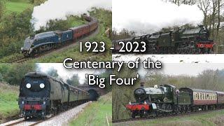 100 Years of the Big 4 - LMS GWR LNER & SR Locomotives Compilation 2023