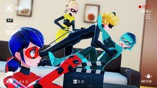 【MMD Miraculous】The wrong approach... Ladybug Chat Noir Viperion Queen Bee【60fps】