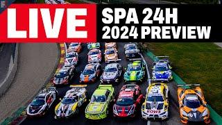 LIVE Centenary 24 Hours of Spa Preview