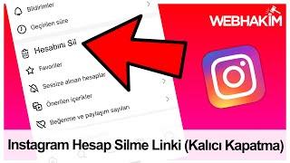 Instagram Hesap Silme Kalıcı Olarak Kapatma Linki Android & iPhone 2024