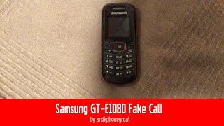 Samsung GT-E1080 - Fake Call feature